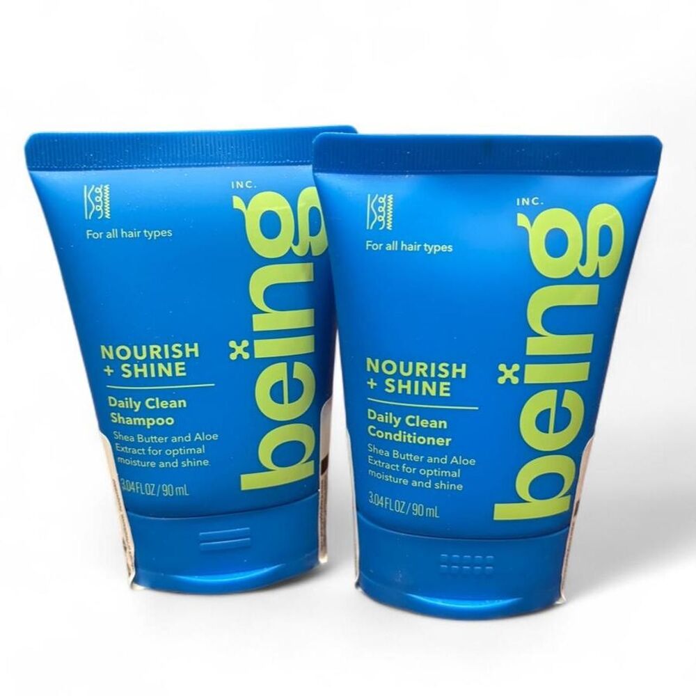Being Nourish + Shine Shampoo & Conditioner Travel Set 3.04 oz